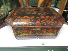 A 19th century Chinese 'Chinoiserie' box.