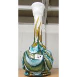 An unusual 'Carlo Moretti' vase, 46 cm tall.