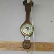 A small barometer.