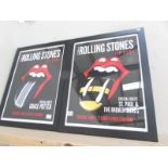 2 limited edition prints 'The Rolling Stones Zip Code' June 8th with Grace Potter 381/500 and June