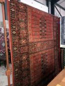 A large patterned rug