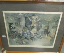 A signed Terence Cuneo (1907-1996) limited edition print 135/850 entitled 'D'Artagnan and The Three