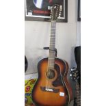 A 1960s Framus 'Hootenany' 12 string acoustic guitar.