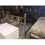A brass bed frame ****Condition report**** Width is 159cm side rail to side
