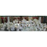 Approximately 60 pieces of crested china.