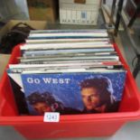 A mixed lot of LP records including John Lee Hooker, Velvet Underground etc.