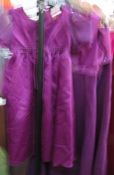 3 matching bridesmaid dresses, age 3, age 9 and size 12.