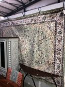 A large patterned rug