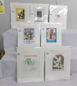 A collection of Fernand Mourlot lithographic prints published in 1959 - 1 x Pablo Picasso,