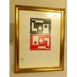 After Ben Nicholson (1894-1982) limited edition artist proof lino cut print, signed indistinctly.