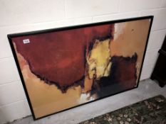 A modern abstract picture ****Condition report**** This is a print on card & loose