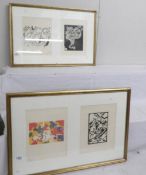 Wassily Kandinsky (1866-1944) full set of four original woodcut prints (3 from Klange and 1 from