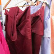 2 matching bridesmaid dresses with bolero's, size 10 and size 12.