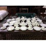 A large tea and dinner set