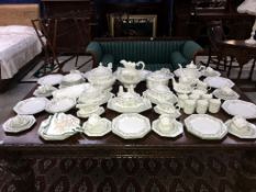 A large tea and dinner set