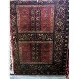 A large patterned rug