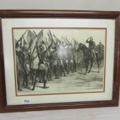 Print entitled 'The Zulu War,