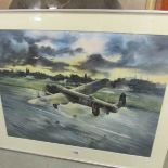 Print of Lancaster B1 RF141 J O U 'Uncle Joe Again' of 463 Squadron R.A.A.