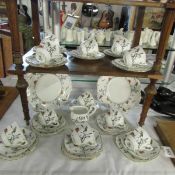 A 38 piece Standard China Tudor shape tea set.