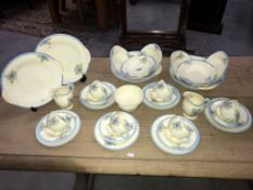 A 6 piece tea set New Hall Diana shape