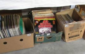 3 boxes of LP records, classical, rock, easy etc.