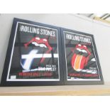 2 Bravado limited edition prints of 'The Rolling Stones Zip Code' June 17 with Brad Paisley,