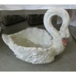 A large swan planter.