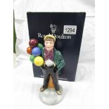 A boxed Royal Doulton 'Balloon Boy' figurine,