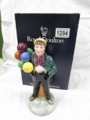 A boxed Royal Doulton 'Balloon Boy' figurine,