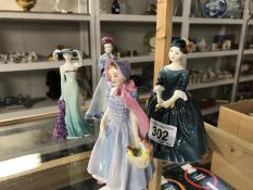 2 Royal Doulton figures,