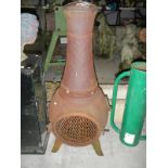 A cast iron burner/ barbecue