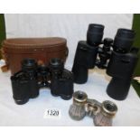 A pair of Minolta Mk1722236 binoculars, a leather cased 'The Granby', Cecil Jacobs,
