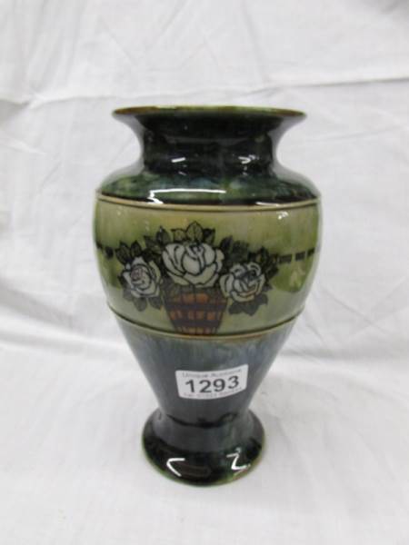 A Royal Doulton stoneware vase.