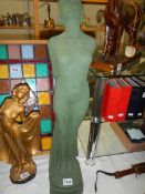 A large art deco figure of a lady in good condition, reg. no. 805650.