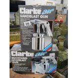 A Clarke sand blast / spot blast gun