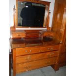 An Edwardian mahogany wash stand