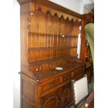 A good quality oak dresser.