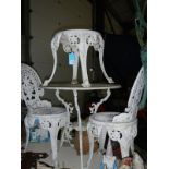 a Cast aluminium furniture,