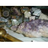 A collection of various minerals.