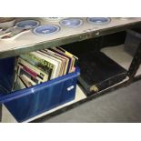 A quantity of LP records,