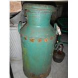 An old milk churn