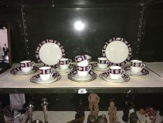 A quantity of Heathcote plates, cups& saucers etc.