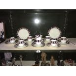 A quantity of Heathcote plates, cups& saucers etc.