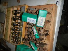 A good selection of router and fostner bits
