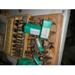 A good selection of router and fostner bits