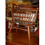 A small Ercol chair.