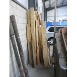 A large quantity of seasoned lime wood,