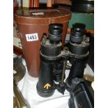 A pair of military BArr & Stroud binoculars, a/f.