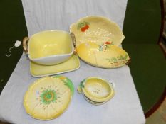 A mixed lot of Carlton ware dishes.