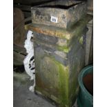 A Victorian chimney pot with makers mark "Farnley & co.